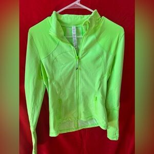 lululemon athletica Neon Lime Full-Zip Utility Jacket